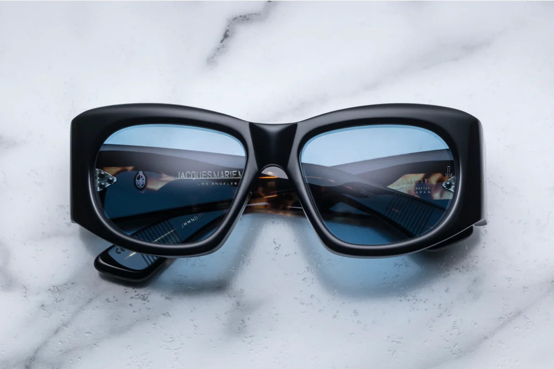 JACQUES MARIE MAGE NADJA 01 NOIR AZURE - Visionary Optics | New