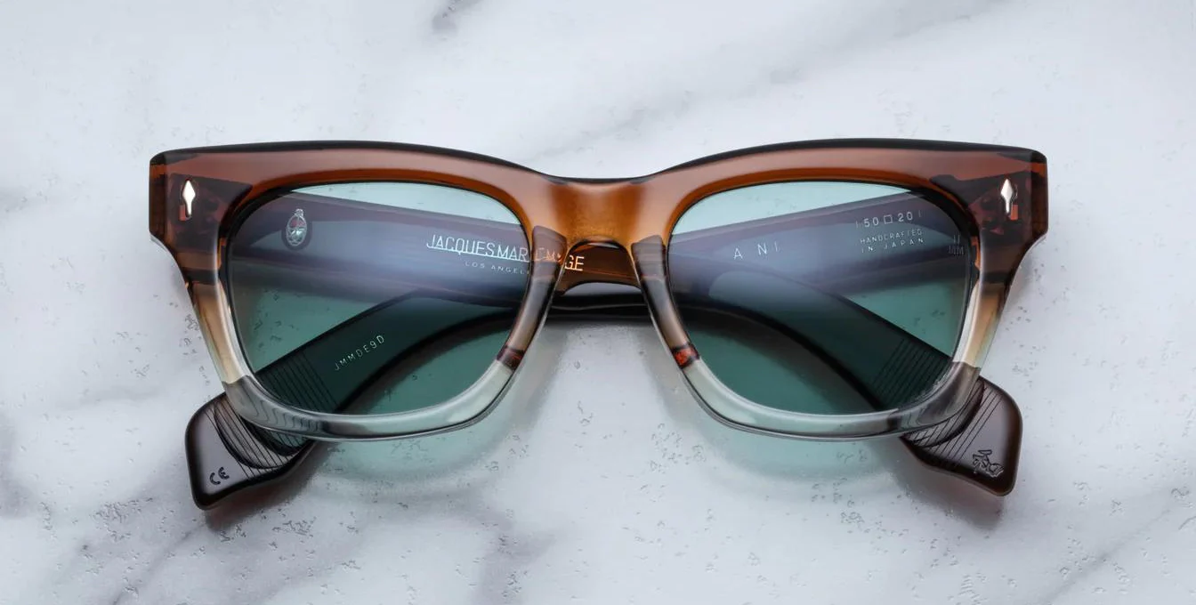 JACQUES MARIE MAGE DEALAN 9D HICKORY FADE TURQUOISE