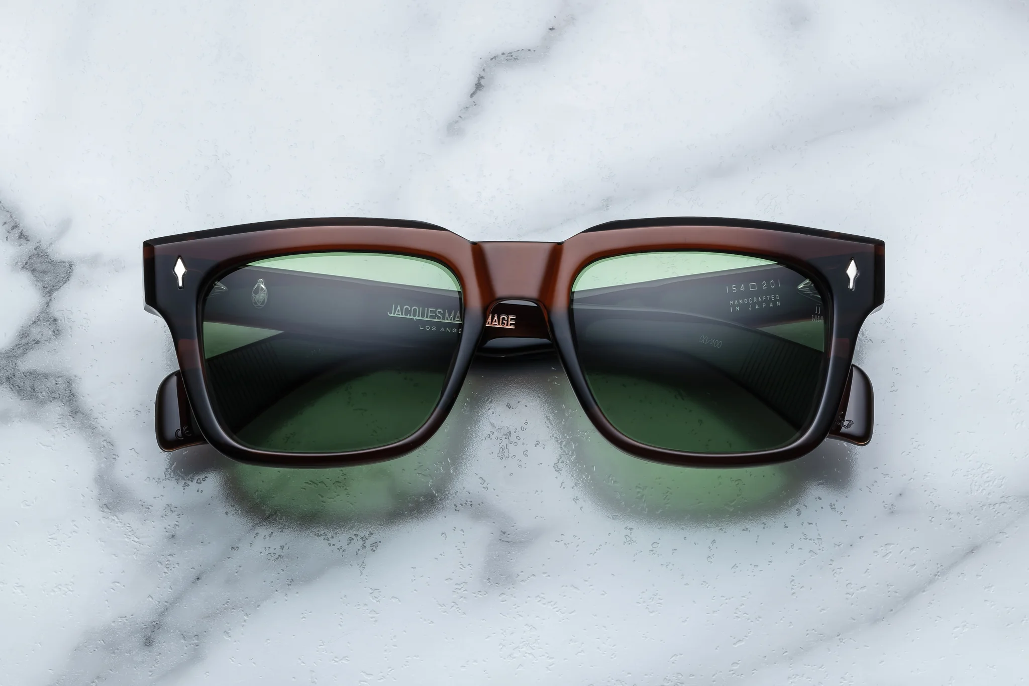 JACQUES MARIE MAGE TORINO 13W ZOLTAR VINTAGE GREEN - VISIONARY OPTICS