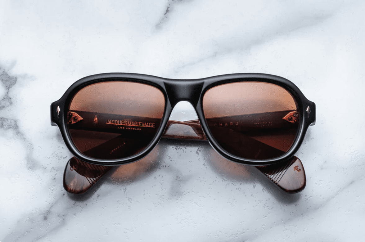 JACQUES MARIE MAGE RICHARD 10A NOIR X ORANGE - VISIONARY OPTICS
